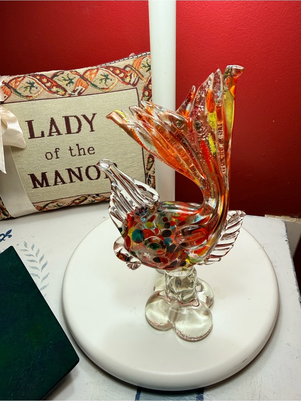 Vintage Mid-Century Murano Art Glass Fish Sculpture